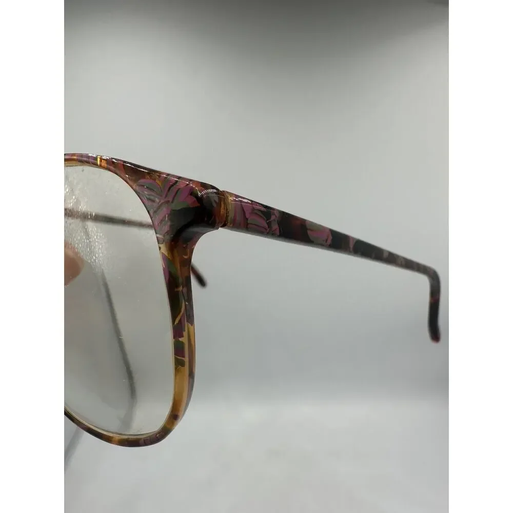 Vintage Anne Klein Tortoise Oversized Frames Purple Pink FRAMES ONLY 56-16-103